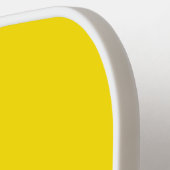 Yellow white checker patroon BBQ party Pickleball Paddle (Links Detail)