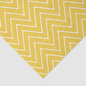 Yellow White Chevron Pattern 2A Tissuepapier (Detail)
