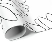 Yellow White Daisy Pattern Cadeaupapier (Rol Hoek)