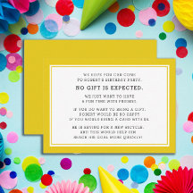 Yellow White Fiver 5 Dollar Birthday Party