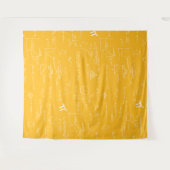 Yellow White Mathematic Formulas Equations Wandkleed (Voorkant (horizontaal))