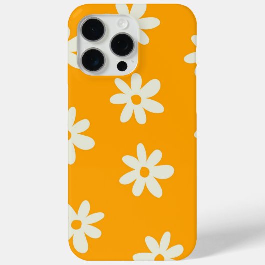 Yellow White Retro Y2K ventilatorpatroon Case-Mate iPhone Case (Achterkant)