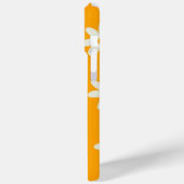 Yellow White Retro Y2K ventilatorpatroon Case-Mate iPhone Case (Achterkant / Links)
