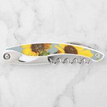 Yellow Wild Sunflowers with Bee Photograph