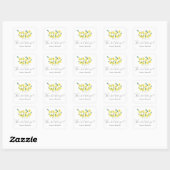 Yellow Wildflowers - Dit boek behoort tot Vierkante Sticker (Vel)
