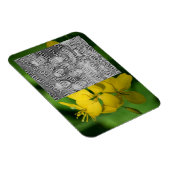  Yellow Wildflowers Lijst Uw foto toevoegen Magneet (Rechterzijde)