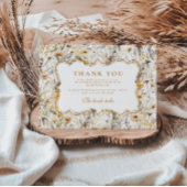  Yellow Wildflowers Vrijgezellenfeest Bedankkaart