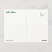 Yellow Wisteria Briefkaart (Achterkant)