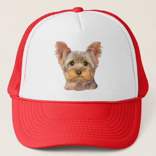 Yellow Yorkie - Trucker Hat Trucker Pet (Voorkant)