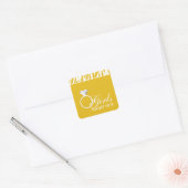 Yellow Zebra Girls Night Out Sticker (Envelop)