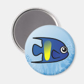 Yellowbar Angelfish Magneet (Voorkant / Achterkant)