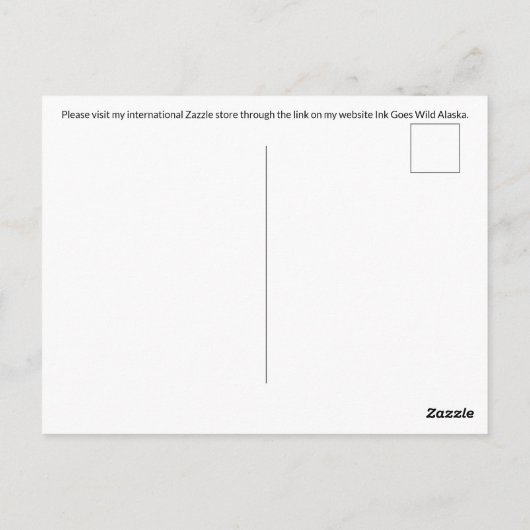 Yelloweye Rockfish - Briefkaart (Achterkant)