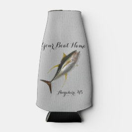 Yellowfin Tuna Custom Boot Naam Flesjeskoeler