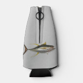 Yellowfin Tuna Custom Boot Naam Flesjeskoeler (Achterkant)