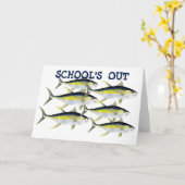 Yellowfin Tuna Greetings Card Kaart (Gele Bloem)