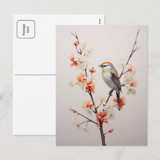 Yellowhammer Bird Feestdagenkaart (Voorkant / Achterkant)