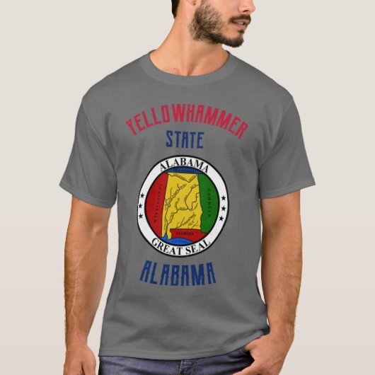 Yellowhammer State Alabama T-shirt (Voorkant)