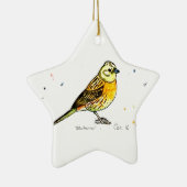 Yellowhammervogel Keramisch Ornament (Rechts)