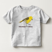 Yellowhead Mohua Kinder Shirts (Voorkant)