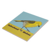 Yellowhead Mohua Tegeltje (Zijkant)