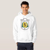 Yellowhead Road Sign Hoodie (Voorkant volledig)