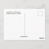 Yellowknife Northwest Territories Canada bij nacht Briefkaart (Achterkant)