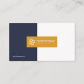 YellowModern Eenvoudige Professionele QR-code Scan Visitekaartje (Voorkant)