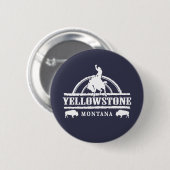 Yellowstomine-Buffalo-White- Ronde Button 5,7 Cm (Voorkant /achterkant)