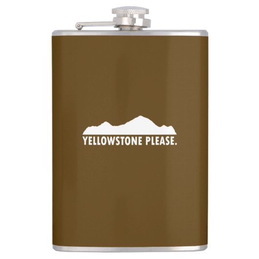 Yellowstone alsjeblieft heupfles (Voorkant)