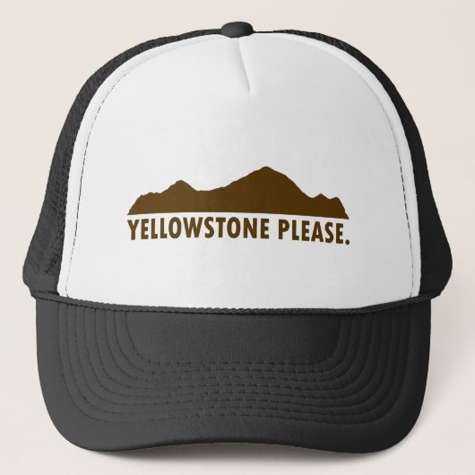 Yellowstone alsjeblieft trucker pet (Voorkant)