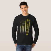 Yellowstone American Flag T-shirt (Voorkant volledig)