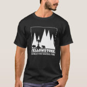 Yellowstone America's First National Park USA Park T-shirt (Voorkant)