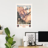 Yellowstone Art National Park Poster Yellowstone (Thuiskantoor)