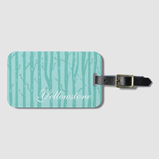 Yellowstone Bagage Label (Voorkant (horizontaal))