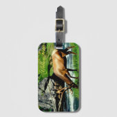 Yellowstone Bagagelabel-Elk Bagagelabel (Voorkant (verticaal))