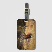 Yellowstone Bagagelabel-Elk Bagagelabel (Voorkant (verticaal))