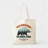 Yellowstone Bear Tote – Wild & Free Adventure Styl Bag (Voorkant)