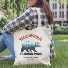 Yellowstone Bear Tote – Wild & Free Adventure Styl Tote Bag