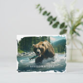 Yellowstone Beer Briefkaart (Staand voorkant)