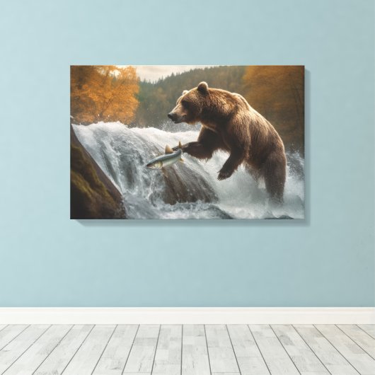 Yellowstone Beer Canvas Art (Insitu (Houten vloer))