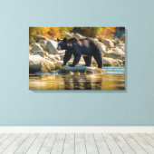 Yellowstone Beer Canvas Art Afdruk (Insitu (Houten vloer))