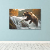 Yellowstone Beer Canvas Art Afdruk (Insitu (Houten vloer))