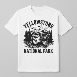 Yellowstone Beer Gitaar T-shirt
