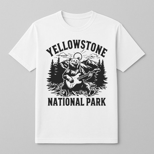 Yellowstone Beer Gitaar T-shirt