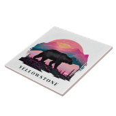 Yellowstone Beer Keramische Tegel Tegeltje (Zijkant)