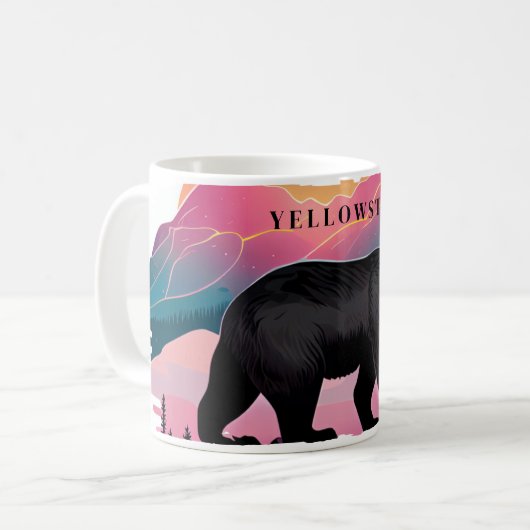 Yellowstone Beer Mok (Voorkant links)