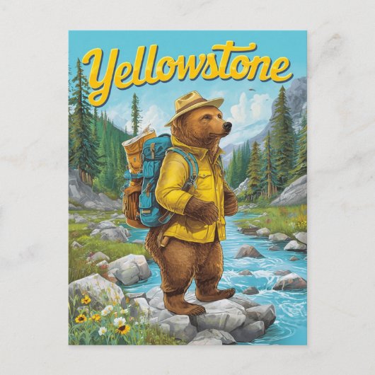 Yellowstone Beer Ranger  Briefkaart (Voorkant)