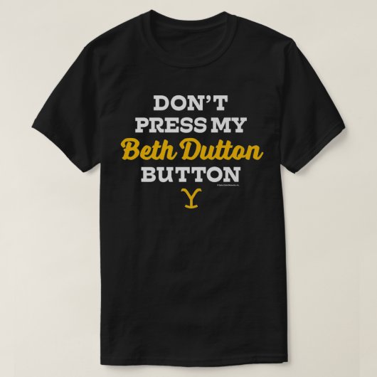 Yellowstone Beth Dutton Button Premium T-shirt (Design voorkant)