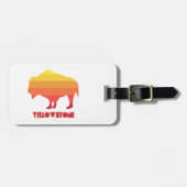 Yellowstone Bison Bagagelabel (Voorkant horizontaal)