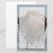 Yellowstone Bison Briefpapier (Voorkant / Achterkant)
